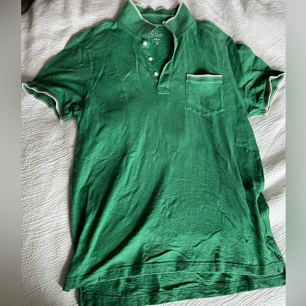 J. Crew mens polo, short sleeve